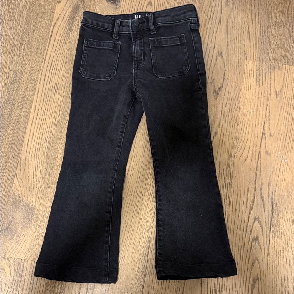 GAP Kids Flare Black Jeans - size 7